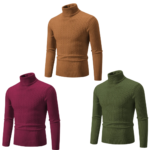 Lot de 3 Pulls Col Roulé – Premium ✨