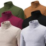 Lot de 3 Pulls Col Roulé – Premium ✨